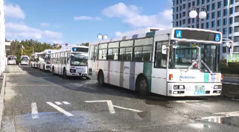 西鉄バス「12日は雪で運行に影響のおそれ」午前5時ごろに運行状況を発表予定　先日の雪では路線バスなど一時運行見合わせに　福岡